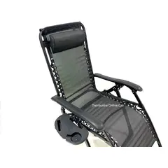 CAMP - Silla Cama Reclinable Plegable Portátil Almohada Antigraveda