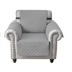 GENERICO - Protector para Sofá 1 Puesto – Doble Faz Gris