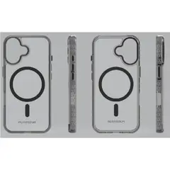 PURE GEAR - Estuche para iPhone 17 Puregear SlimShell Plus Kik Clear-Negro