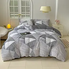 STANZIA HOME - Juego de Sabana Geométrico - Cama Doble - 140