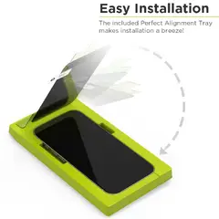PURE GEAR - Protector Pantalla Compatible con iPhone 17 Vidrio Privacidad