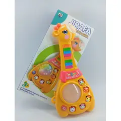 JUGUETERIA EXPRESS - Guitarra Musical Didactica Para Bebes Jirafa Con Luces