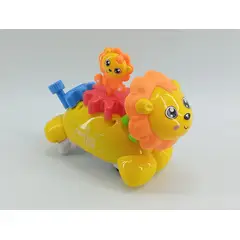 JUGUETERIA EXPRESS - Juguete Didactico Carro Leon Engranajes Luces Y Sonido bebes