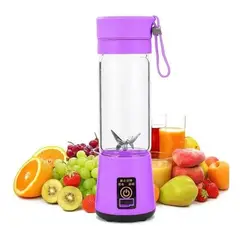 GENERICO - Licuadora Portatil Recargable Violeta