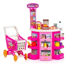 JUGUETERIA EXPRESS - Juego De Supermercado Con Carro Caja Y Comida Juguete