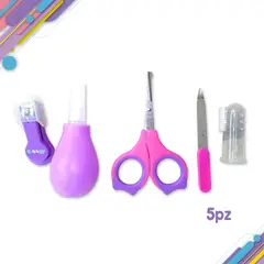 BOOGY - Kit Set Cirugía Cuidado Bebe CortaUñas Salud 5 piezas