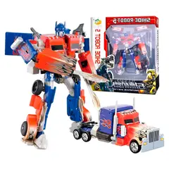 GENERICO - Optimus Prime Carro Transformer Coleccionable Transformable