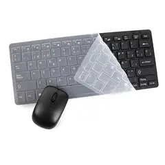 GENERICO - Combo Teclado Slim Y Mouse Optico Inalambrico K-03 Pc Y Mac