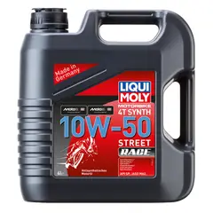 LIQUI MOLY - Aceite Moto 4T 10W-50 Sintético Race 4L