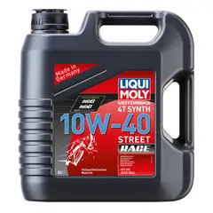 LIQUI MOLY - Aceite Moto 4T 10W-40 Sintético Race 4L
