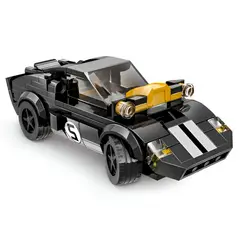 GENERICO - Carro Deportivo Mustang Gt Supercar Armable Armatodo Niños