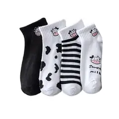 100 - Paquete 4 Pares de Medias Estilo Vacas