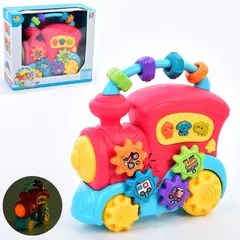 JUGUETERIA EXPRESS - Juguete Tren Bebe Con Sonidos Luces Movimiento Y Engranajes