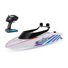 JUGUETERIA EXPRESS - Barco Lancha A Control Remoto Con Luces 30cm