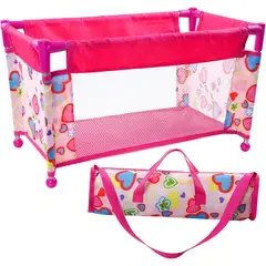 JUGUETERIA EXPRESS - Juguete Cuna Para Bebe Reborn Con Pañalera 52cm Largo