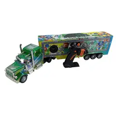JUGUETERIA EXPRESS - Tractomula Camion Control Remoto 62cm Largo Con Musica Y Luz