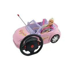 JUGUETERIA EXPRESS - Carro Descapotable Para Muñecas A Control Remoto Con Humo