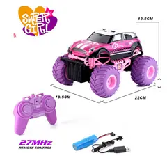 JUGUETERIA EXPRESS - Carro Para Niñas A Control Remoto Tipo Monster