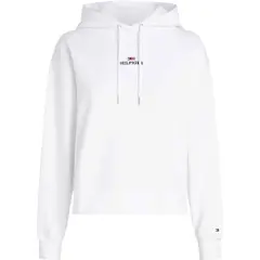 TOMMY HILFIGER - Buzo blanco con capota modern de corte regular con logo