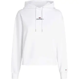 TOMMY HILFIGER - Buzo blanco con capota modern de corte regular con logo