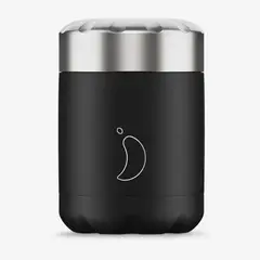 CHILLYS - TERMO HERMETICO 300ML NEGRO