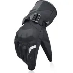 ATLANTIS - Guantes Motociclista Impermeable Térmico Táctiles Protección
