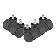 GENERICO - Ruedas De Repuesto Para Silla De Oficina Juego X 5 Unidades