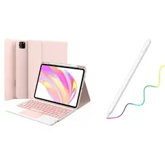 GENERICO - Funda Estuche Teclado Touchpad Para ipad Pro 11 2018 - 2022 + lapiz