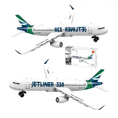 GENERICO - Avión A320 Airbus Didactico Armable Armatodo Niños