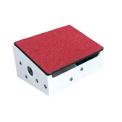 ADEQUAR - Rascador y Organizador para Gatos Blanco- Rojo Tomate