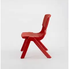 COINTEC S A S - Silla Infantil plástica para niños Orión Kinder resistente color rojo