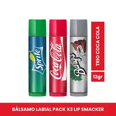 LIP SMACKER - Bálsamo Labial - Coca Cola - Trio Pack x3 12gr