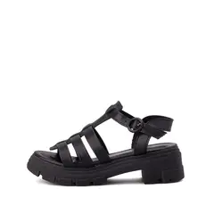 MOLEKINHA - SANDALIA CHUNKY NEGRA