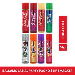 LIP SMACKER - Bálsamo Labial - Coca Cola - Party Pack x8 32gr
