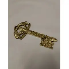 SIN ETIQUETAS - Llave De San Pedro Antigua Bronce Macizo Colombia