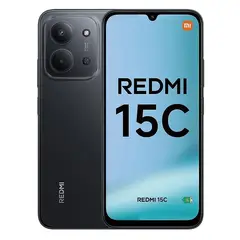 XIAOMI - Celular Redmi 15C 256GB 4GB RAM Ampliable a 8GB Negro