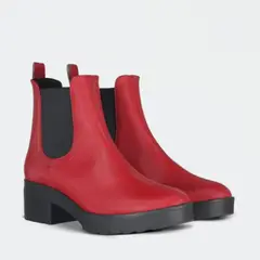 MISSFELINE - Botines Chelsea Charcos Impermeables para Mujer