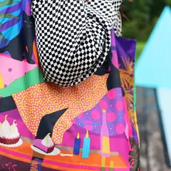LOQI - Bolsa De Compras Inspirada En Artistas Multicolor