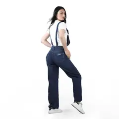 ZOE COMPANY - Braga Pantalon Azul Oscuro