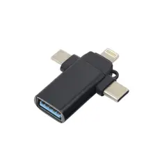 JALTECH - OTG 3 EN 1 - HSX-CP033 Color= PLATEADO