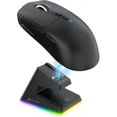 SHARK - Mouse Gamer ATTACK X6 - 26K DPI 49g RGB PAW3395
