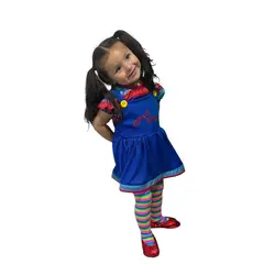 BRYKE - Disfraz Niña Chucky Cosplaytallas 2-4-6-81012