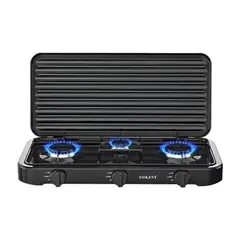 SOKANY - Estufa De Gas Sencilla 3 Boquillas Sk-6003 5.5wk