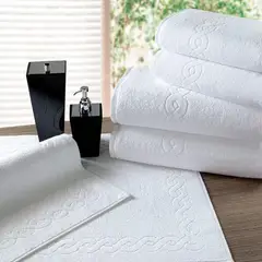 DOHLER - Toalla Hotelera Plus 460 gramos algodón Blanca para cuerpo