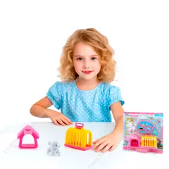 GENERICO - Castillo Casa Mascota Perrito De Muñecas Niñas Juguete