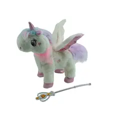 JUGUETERIA EXPRESS - Juguete Pony Unicornio Interactivo Camina Con Sonidos Y Luz