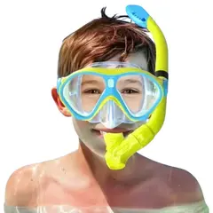 GENERICO - Careta De Buceo Y Snorkel Antifugas Segura Para Ninos