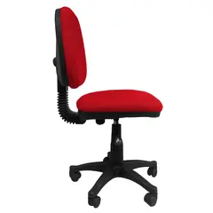 ADEQUAR - Silla de Escritorio Espalda Media tapizado Rojo Fuego ref SE-2144