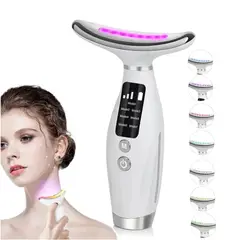 GENERICO - Masajeador Electrico Facial Con Terapia Led Rejuvenece