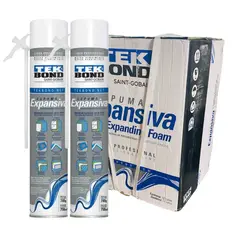GENERICO - Caja x12 Espuma Expansiva de Poliuretano Tekbond 750ml